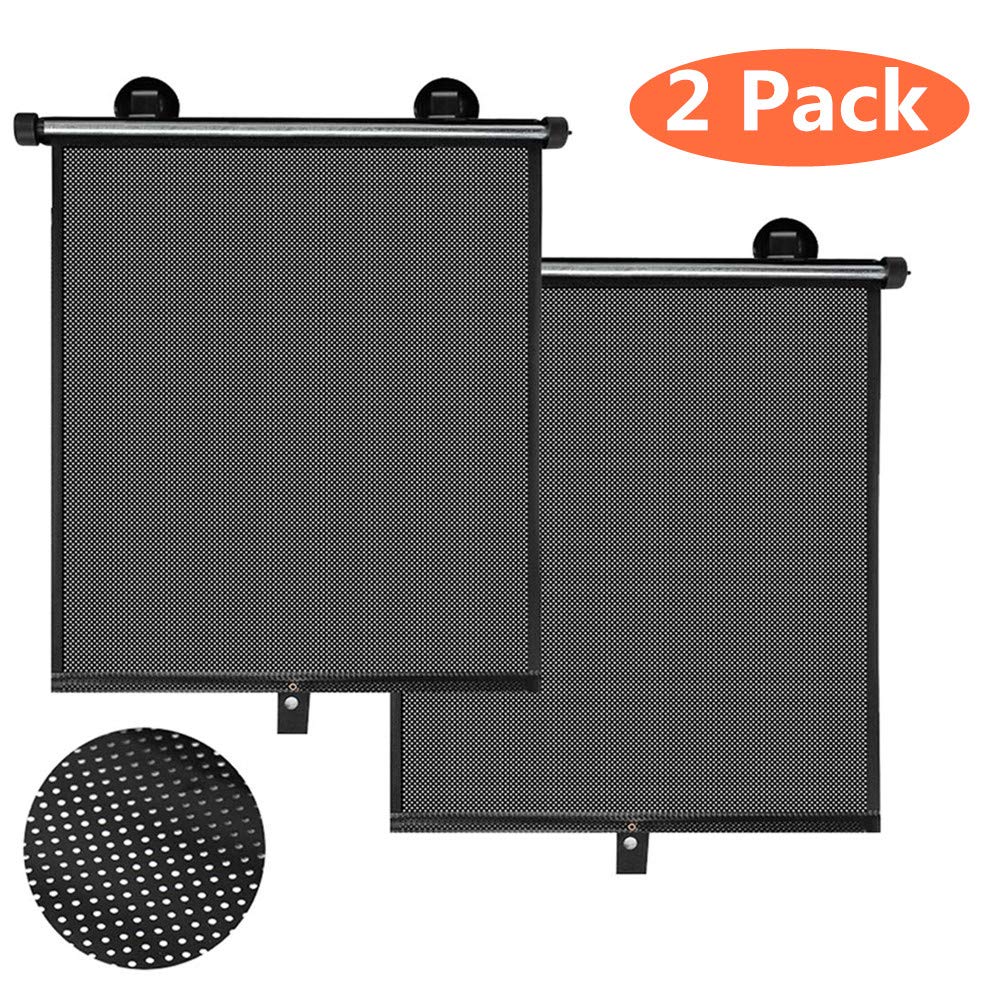 Retractable Car Sun Shades for Side Windows - 2 Pack