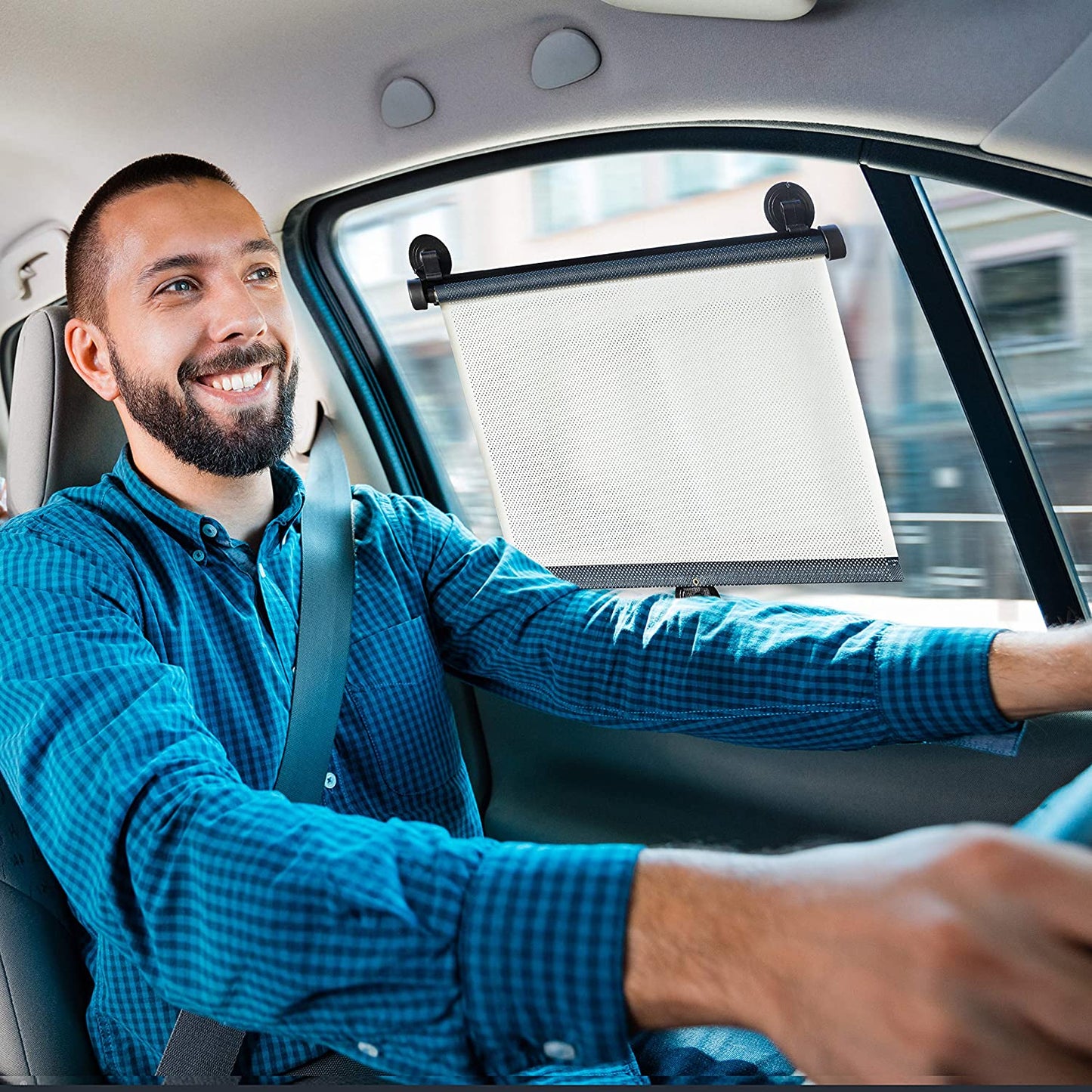 Retractable Car Sun Shades for Side Windows - 2 Pack