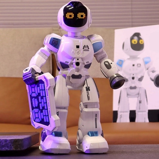 New Smart Robot Toy With LED Light -  Programming Singing And Dancing Toy
